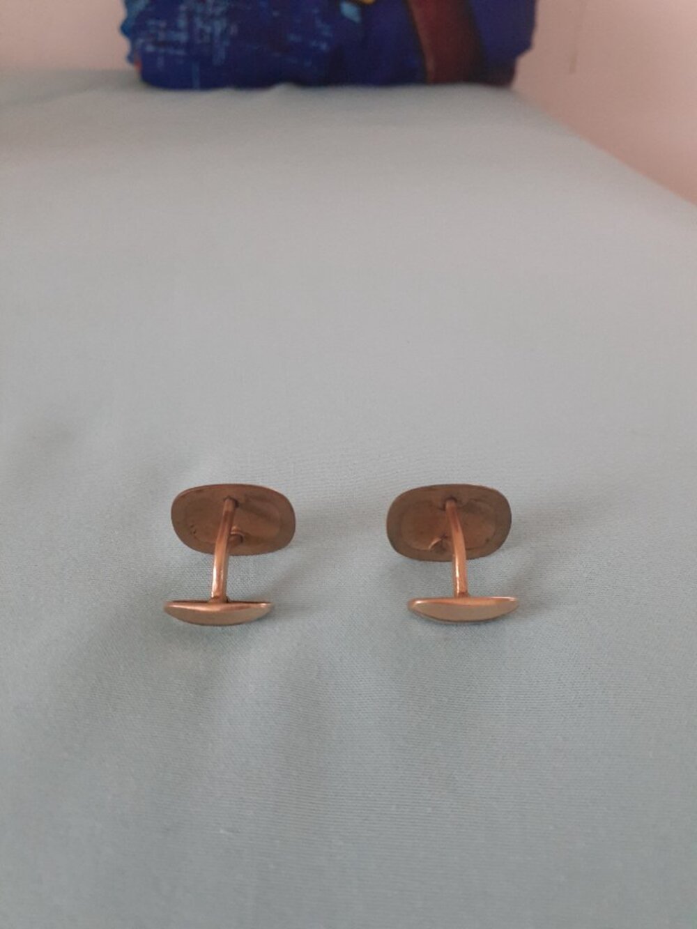 GR Men's Cufflinks Gold color - Picture 3 of 6